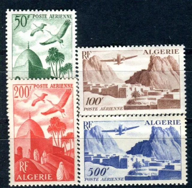 ALGERIE 1949 Yvert PA 9-12 ** POSTFRISCH SATZ FLUGPOST (F3506