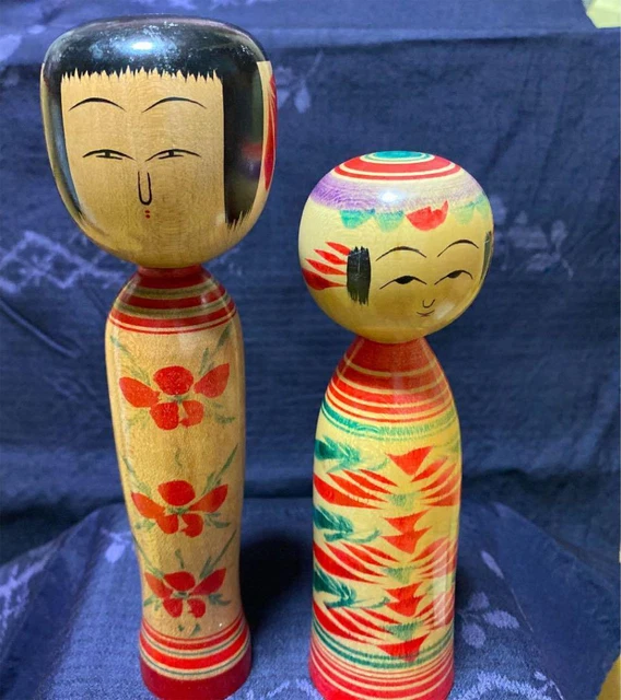 Kokeshi Kamata Koichi 15cm 18cm Japanese traditional wooden doll