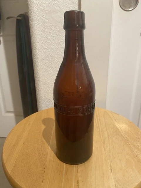 Antique Rudolph Scherf Beer Bottle San Jose, California Nice One!