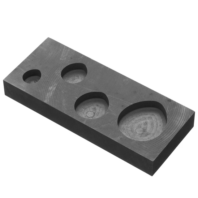 DOITOOL Graphit Gussformen - Barrenformen Für Metallschmelze, Schrottveredelung