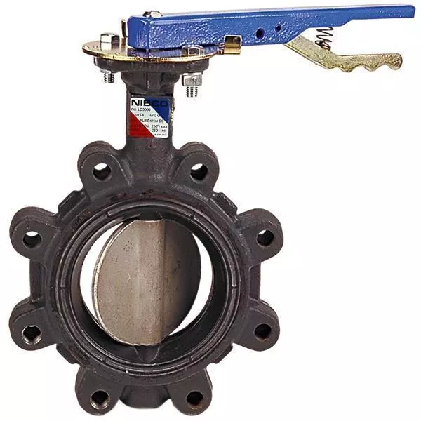 NIBCO LD-2000-3 Series Ductile Iron 4" Butterfly Valve