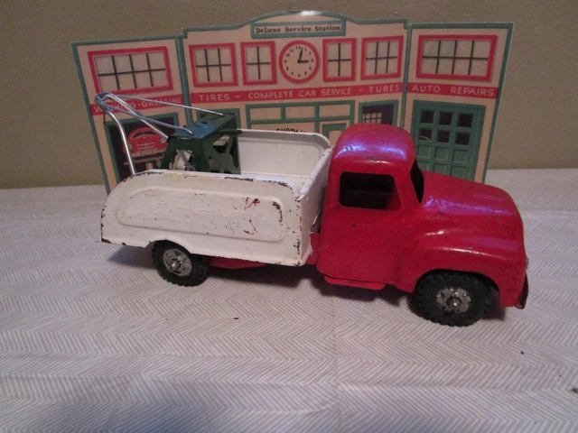 Ancien camion en acier pressé Green Buddy L