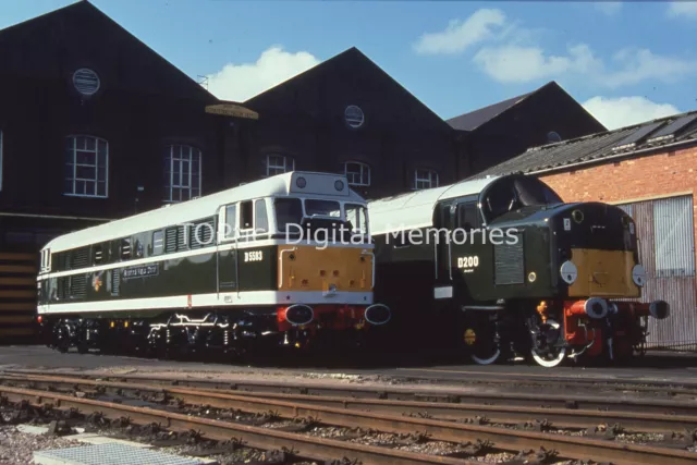 Rail 35mm Colour Slide D5583 D200 Class 31/40 Stratford #EI825