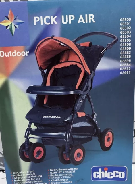 Chicco Pick Up Air Baby Stroller  Buggy Pushchair Green / Black