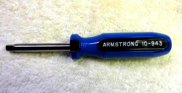 ARMSTRONG 10-943 Handle Driver ¼ In. Never Used New Look/Read