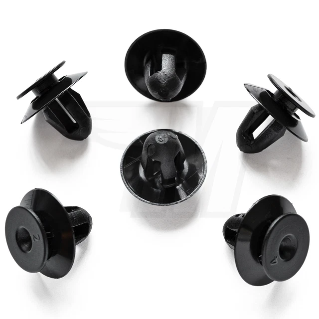 Lot De 100 Clips De Moulure Pour Portières Voiture - Compatibles Opel, Renault, Vauxhall - Pièce De Fixation Plastique