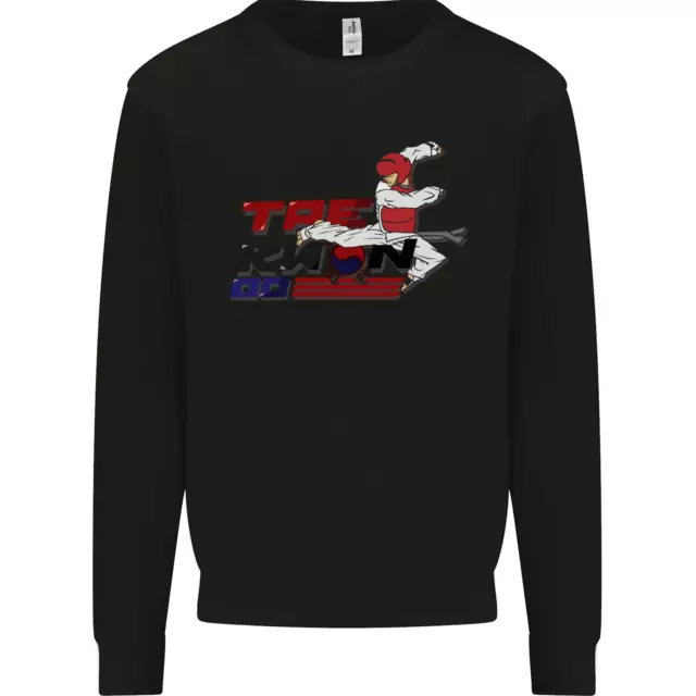 Taekwondo Fighter Mixed Martial Arts MMA Kids Sweatshirt Jumper