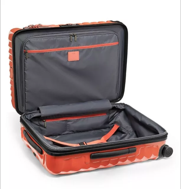 NEW Tumi 19 Degree Short Trip Expandable 4 Wheel Packing Suit Case CORAL ORANGE 4