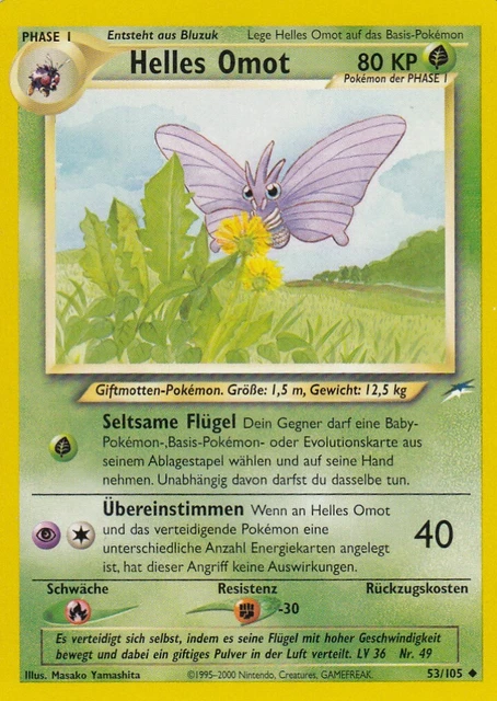 Pokemon Neo Destiny 53/105 - Helles Omot deutsch