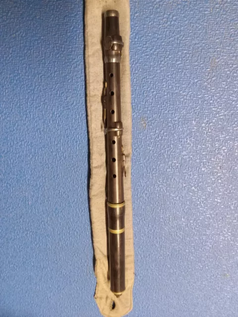 Antique French picolo-flute JTL Jerome Thibouville Lamy c1920s Antique French picolo-flute JTL Jerome Thibouville Lamy c1920s
