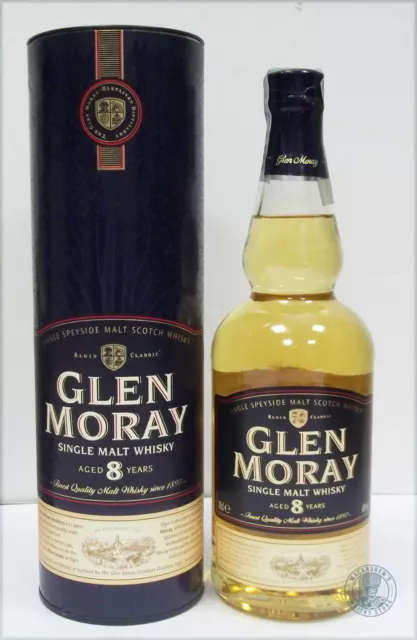 Scotch Whisky GLEN MORAY 8yo con Tubo