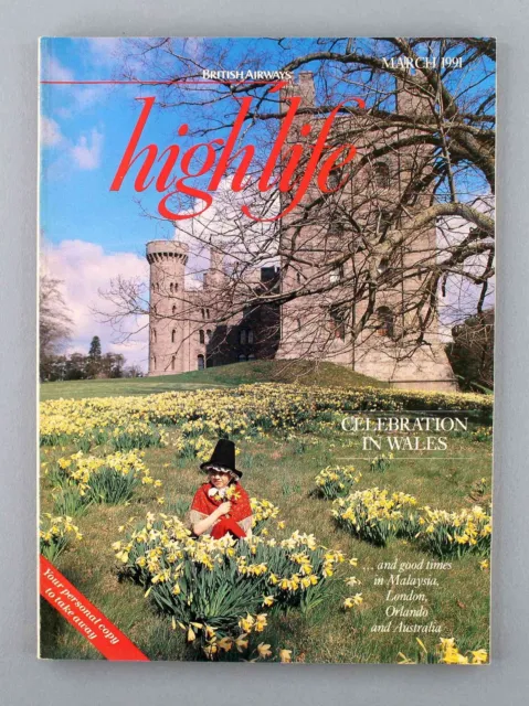 British Airways Highlife Airline Inflight Magazine March 1991 Ba Cargo