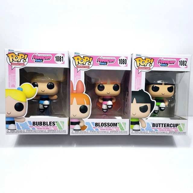 FUNKO POP! ANIMATION Powerpuff Girls Bubbles 1081 Buttercup 1082