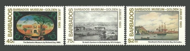Barbados Stamps 1983 The 50th Anniversary of Barbados Museum - MNH