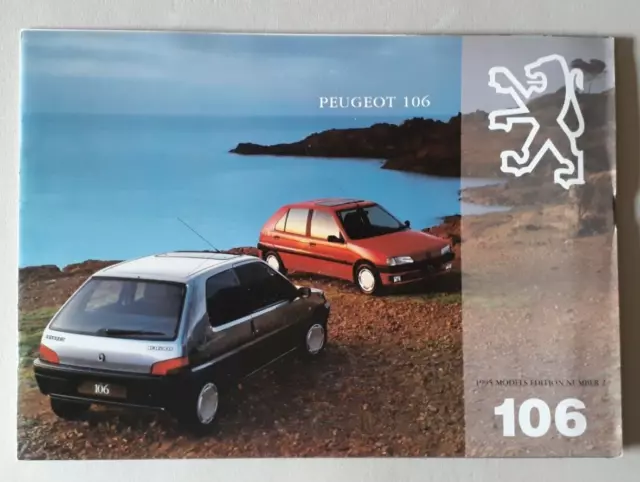 Peugeot 106 Range Brochure 1995 - XN XND Graduate XR XRD XS, XT XTD XSi Rallye