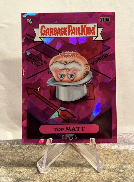 2022 Topps Garbage Pail Kids Top Matt Chrome Sapphire Fuschia /75 GPK #210a