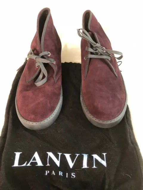 Lanvin mens Chukka Dessert Boots