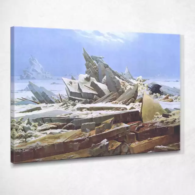 La mer de glace Caspar David Friedrich tableau impression CD31