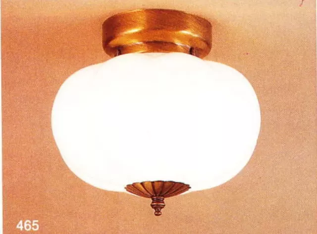 Accesorio de luz de techo American Lantern 465-01-38 vidrio ópalo nuevo stock antiguo