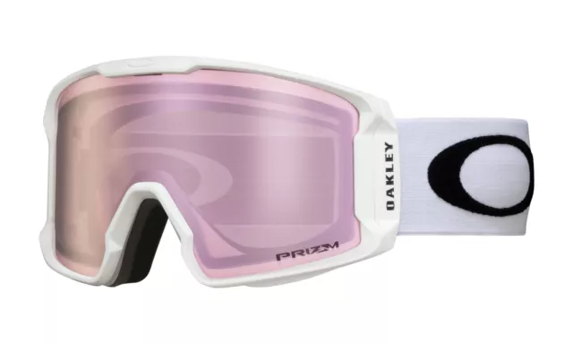 Skibrille Oakley Line Miner L (XL) Matte White Prizm HI Pink Snow OO7070-17