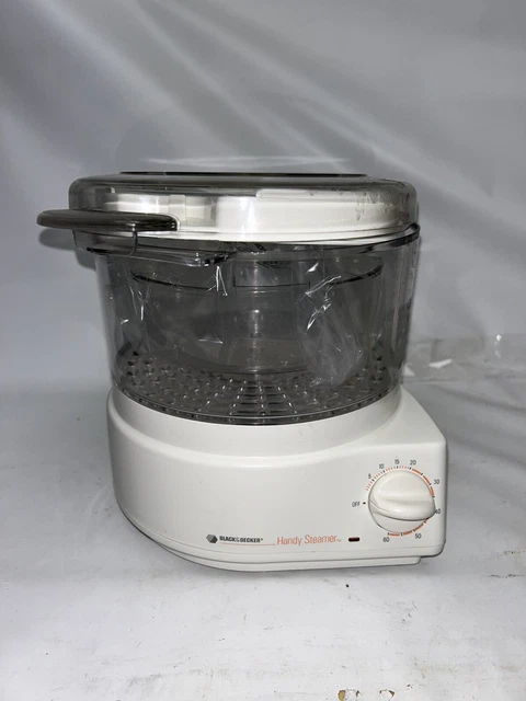 Práctico vaporizador Black & Decker HS80 alimentos verduras vapor probado