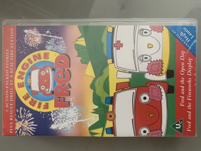 FIRE ENGINE FRED - VHS VIDEO - FRED And The Opening Day Fred + The Fire