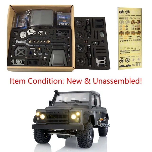 CAPO 1/18 RC Metal Chassis Crawler Car KIT Model W/ 2Speed Gearbox