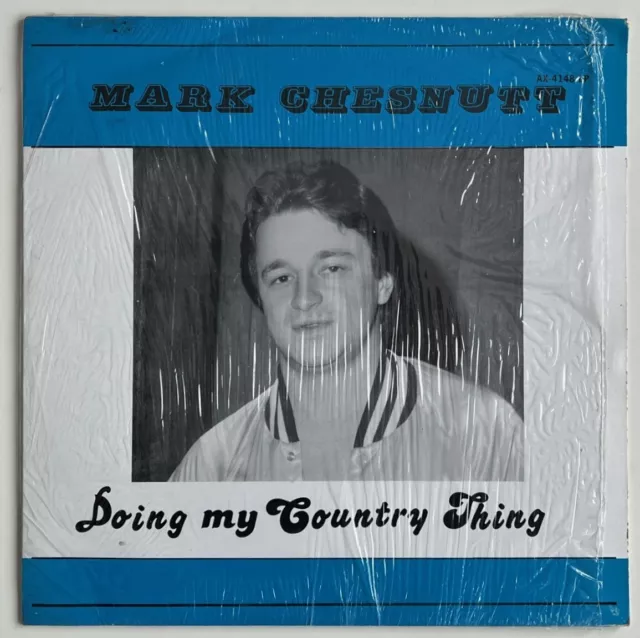 Mark Chesnutt Rare First Axbar Lp + His 7 First 45 Rpm All Sold Together!