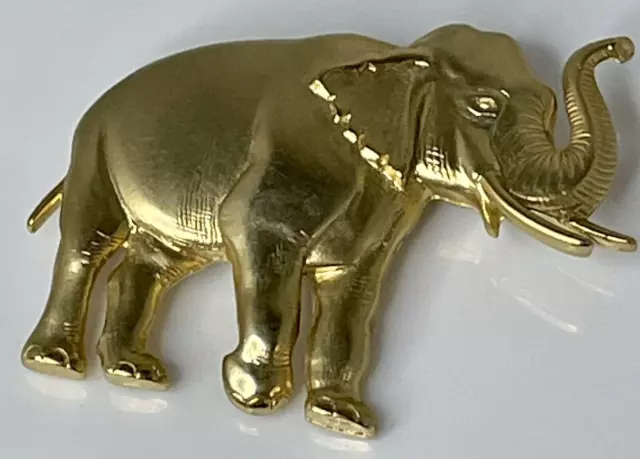 Vintage Elephant Safari Animals Zoo Metal Pin Brooch