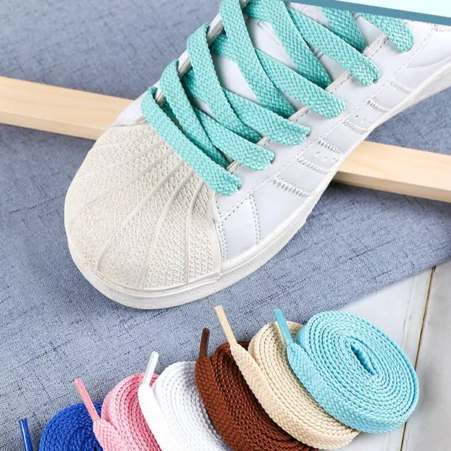 1 Pair Elastic Colourful Flat Easy Long Sport Jogging Sneaker Shoe Lace Shoelace