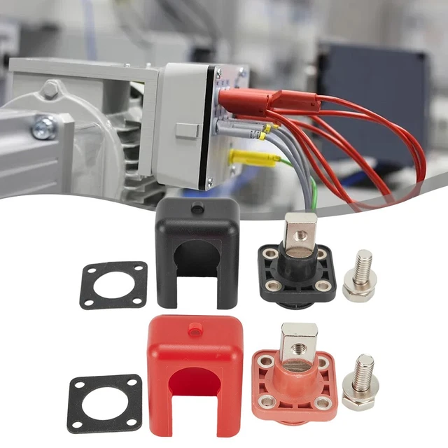 Kit De Connecteurs De Batterie En Cuivre, 2 Borniers En Laiton Pour