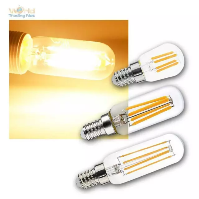 E14 Filament LED Lampen Tropfen/Röhren, 2700K warmweiß, Leuchtmittel, Birne 230V