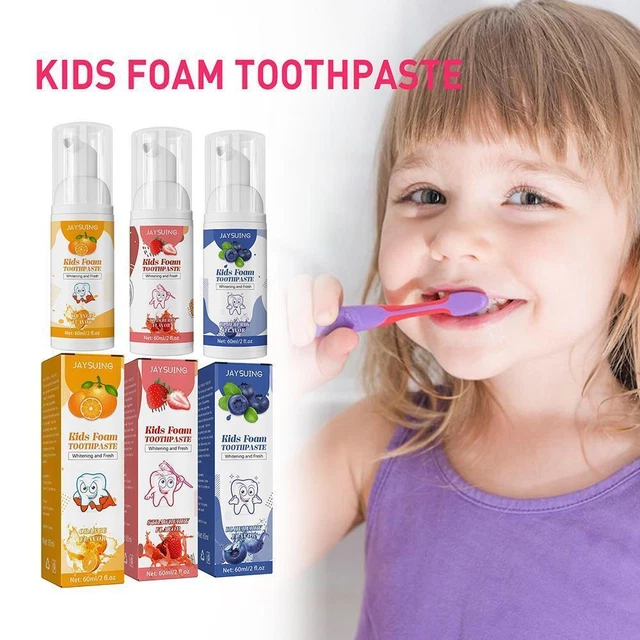 60ML KIDS TOOTHPASTE Kids Foam Toothpaste Kids Toothpaste Teeth. 5.10