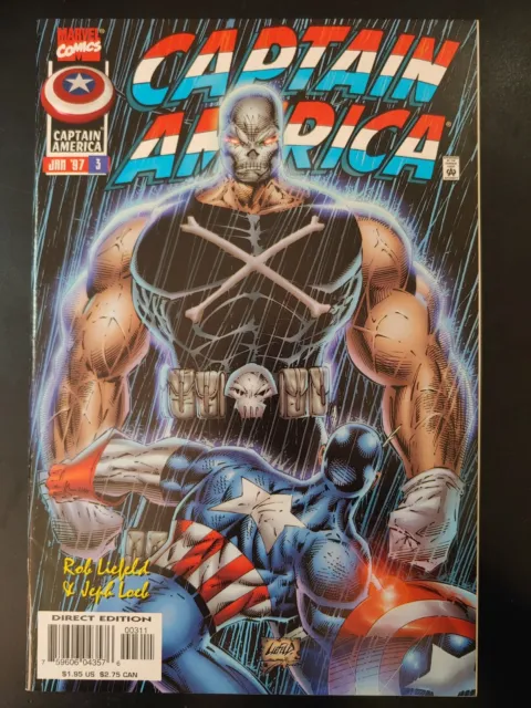 ⭐️ CAPTAIN AMERICA #3a (vol 2) (of 13) (1997 MARVEL Comics) VF/NM Book