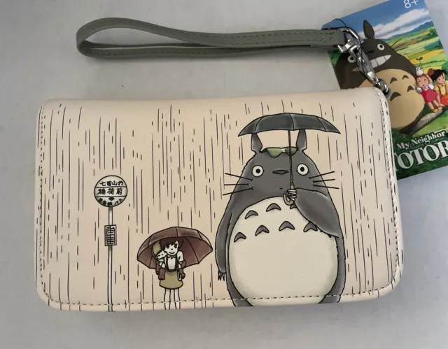 NWT LOUNGEFLY Studio Ghibili My Neighbor Totoro Rain Tech Wallet