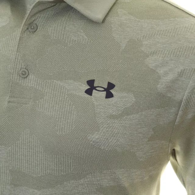 Nwt Men Under Armour 1373694 504 Playoff 2.0 Jacquard Golf Green Polo Top Shirt