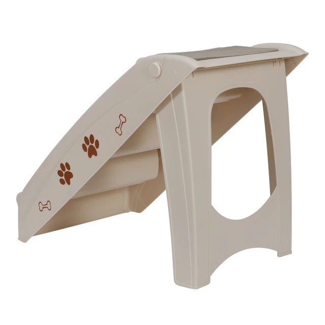 USED FOLDABLE DOG Ramp Stairs Steps For Smaller Pets Pickup Travel