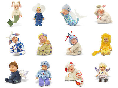 ANNE GEDDES DOLLS 'ZODIAC' collection NEW in Box BABY AQUARIUS Doll 9'' 579513 