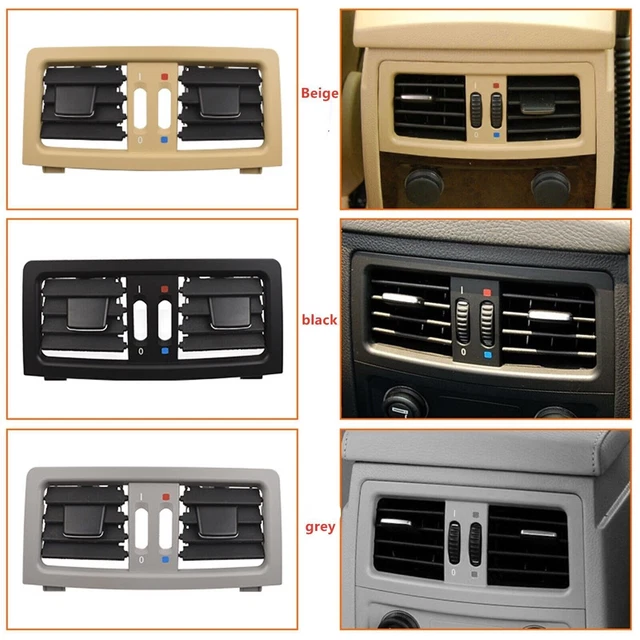 Car Rear A/C Air Vent Panel Cover For BMW 5 Series E60 E61 2003-2009 2004 Beige
