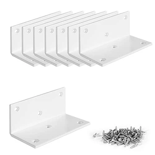 4" x 2" x 2" Steel L Right Angle Brackets, 8 PCS Corner
