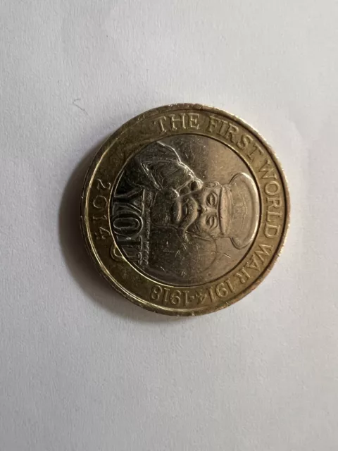 The First World War Lord Kitchener 2 Pound Coin