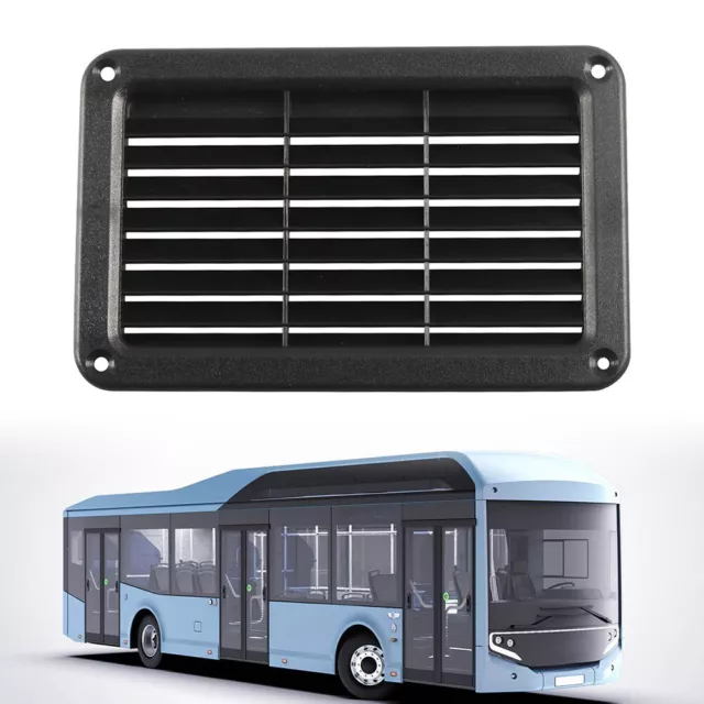 Rectangular Louvered Air Outlet Grill Cover Ventilation Trim Bezel For RV Bus