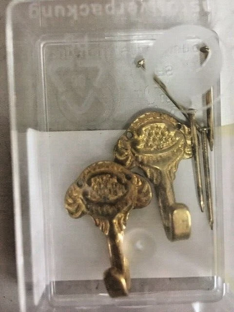 Ganci Per Asciugamani In Ottone, Ganci Per Guardaroba Antichi, Ganci - Foto 9