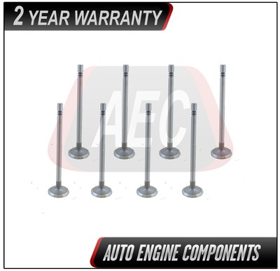 +5 Engine Valves Exhaust Set Fits 4.3L 4293CC 262CID VORTEC OHV 12V V6, 