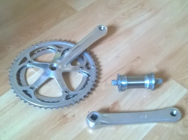 Pédalier Vélo Course SPECIALITES TA 52/42 170mm - Aluminium Français Vintage 1970