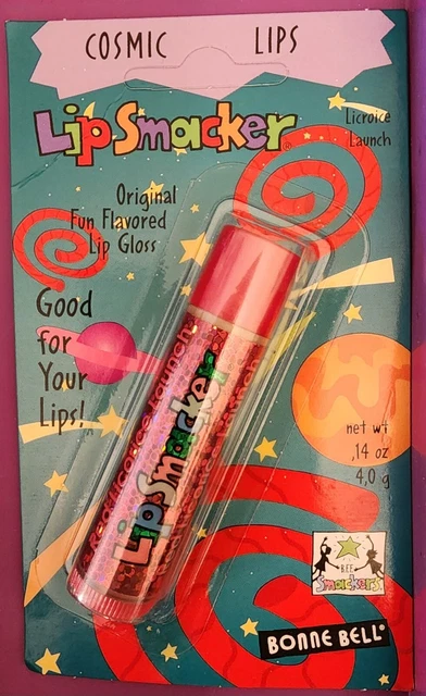 Vintage 90s Y2k Bonne Bell Lip Smacker Cosmic Red Licorice Launch Chap Stick