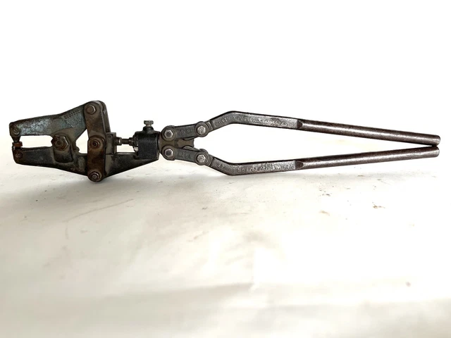Roper Whitney Universal Button Punch No 9 Metal Working Portable Machine Vintage