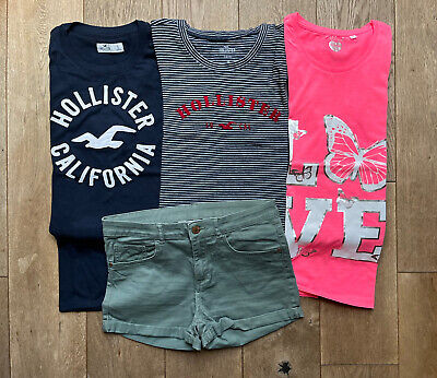 Girls Clothes Bundle: Age 13-14: 2 X Hollister 1 X Blue Zoo 1 X H&M (Used)