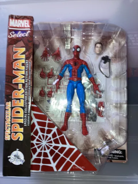 Marvel Diamond Select Toys Spectacular Spider-Man Action Figure NEW Disney Store
