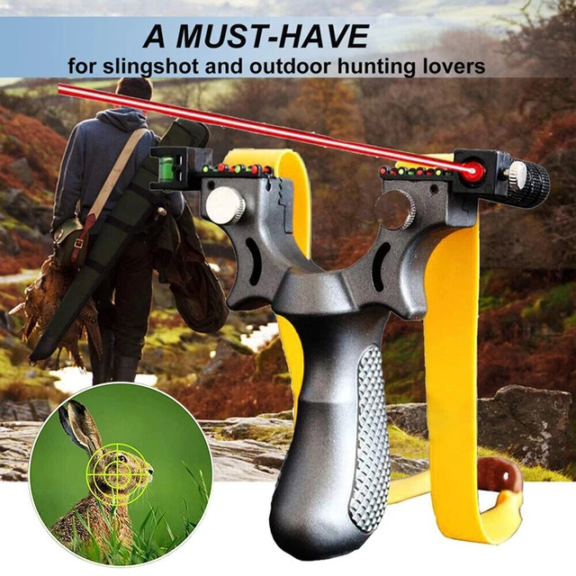 Hunting Laser Slingshot Catapult Professional Shooting With Magnet - Foto 3